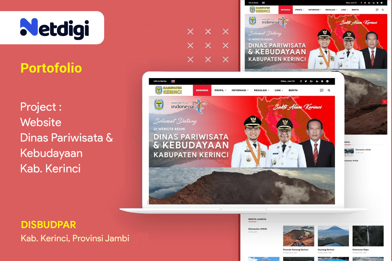 Portofolio Netdigi Dinas Kebudayaan dan Pariwisata