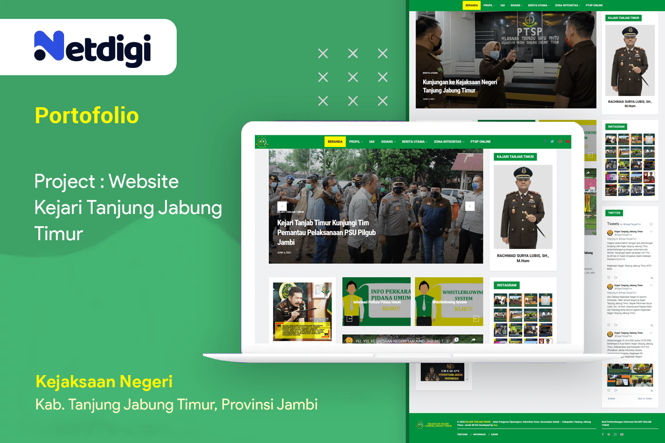 Portofolio Netdigi Kejari Tanjung Jabung Timur